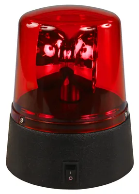 Produktbild von LED-Polizeilicht, rot, Höhe 11cm, Batterie betrieben
