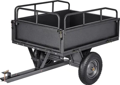 Produktbild von Stahl-Kippwagen 10 Kubikfuß 500 lb für ATV/UTV-Anhänger zum Ziehen hinter Schwerlastfahrzeugen