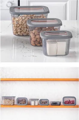 Produktbild von Hermia Concept, Alesta- FRM1103, Anthrazit, Vorratsdosen, 100% Plastik