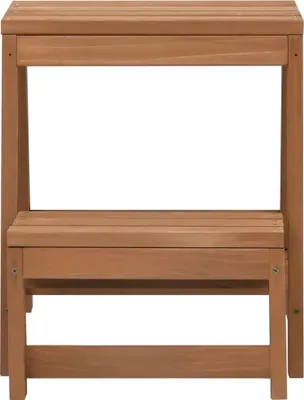 Immagine prodotto di Scaletta Sgabello Pieghevole in Legno Massello di Abete