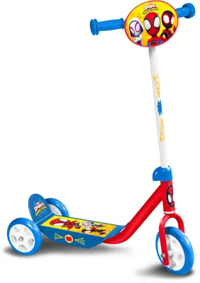 Produktbild von Marvel Spidey 3-Rad Kinderroller Freewheel Junior Rot/Blau