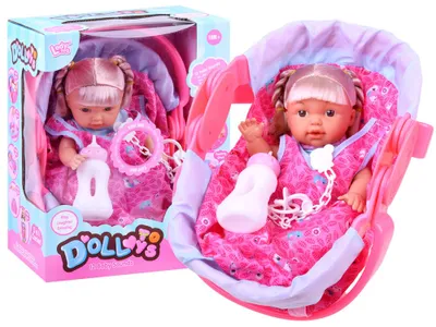 Produktbild von Puppe in Babytrage Puppe Chaworzy Pee Za0453