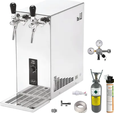 Produktbild von Tafelwassergerät Wasserzapfanlage Zapfanlage 25 Ltr Pygmy SET 2Kg CO2 mit Filter