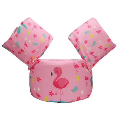 Produktbild von Schwimmflügel Kinder Schwimmweste Schwimmhilfe Schwimmtraining Swim Safe für Jungen Mädchen 2-6 Jahren 14-25kg, Flamingos