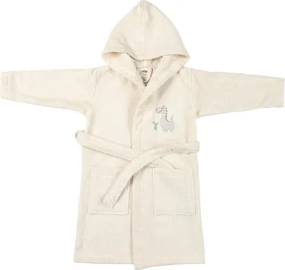 Zdjęcie produktu dla Szlafrok dziecięcy frotte z karpurem BABY dł. 140 cm kremowy