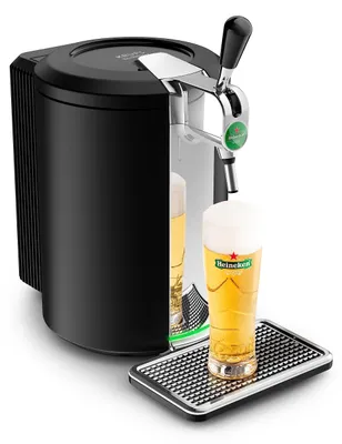 Obrázek produktu pro Krups Beertender Compact, 5 l, Černá, Chrom, Termoplastik, Pivo, 4 °C
