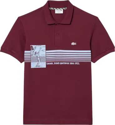 Immagine prodotto di Lacoste - Polo "French Made" da uomo GT4477 (S) (Rosso)