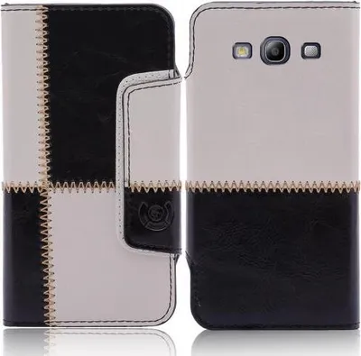 Produktbild von Samsung Galaxy S3 (i9300) numia Bookstyle Nahtmuster Schwarz-Weiss