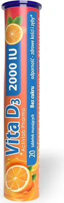Obrázek produktu pro Witamina D3 Pomarańczowa 2000 IU