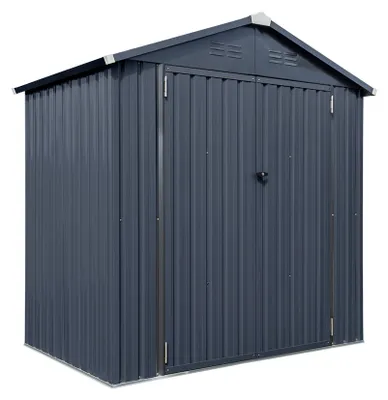 Image de Westmann Acier Abri de jardin Minor 64 Anthracite 119x183x196 cm