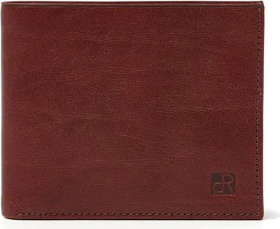 Produktbild von dR Amsterdam Kompakte Leder-Geldbörse für Männer | Brieftasche | Kartenhalter | 4 Kreditkartenfächer, Brieffächer und Münzfach | RFID Canyon - 2581 Chestnut