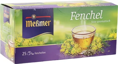 Produktbild von Meßmer Fenchel Kräutertee fein aromatisch lecker 25 Teebeutel 75g