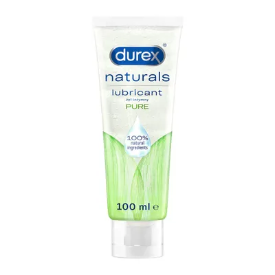 Image de Gel lubrifiant Durex Naturals 100% naturel Convient aux préservatifs 100ml