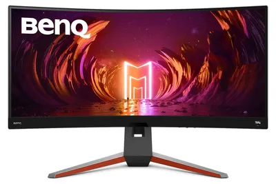 Zdjęcie produktu dla BenQ EX3410R, 86,4 cm (34"), 3440 x 1440 px, Wide Quad HD, LED, 2 ms, Czarny