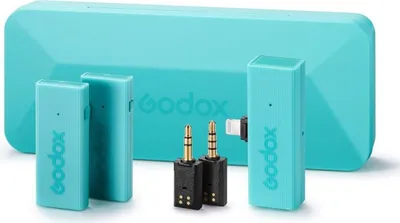 Obrázek produktu pro Mikrofonní systém Godox MoveLink Mini LT Kit 2 (Macaron Green) 2,4 GHz (Lightning)