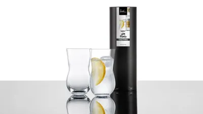 Produktbild von 2 GIN Gläser Tasting 519/61 in Geschenkröhre mit Glas Reinigungstuch (S