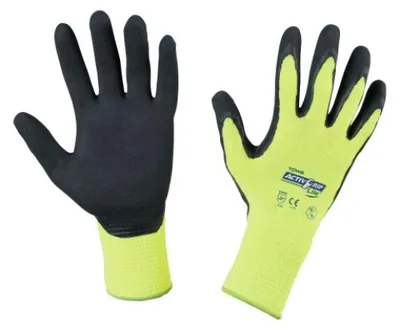 Produktbild von ActivGrip Lite Gr. 7/S, gelb TOWA, Latexbeschichtung