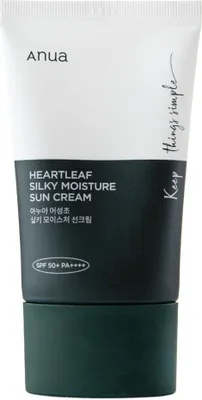 Produktbild von Anua Heartleaf Silky Moisture Sun Cream SPF 50+ PA++++, 50ml