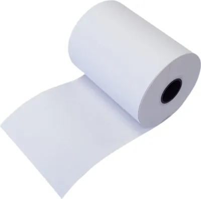 Produktbild von Additions- und Kassenrollen 1-fach weiß/weiß 57x50x12 mm.