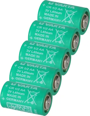 Produktbild von 5x Varta Lithium 3V Batterie CR 1/2AA VKB 6127 101 301 950mAh