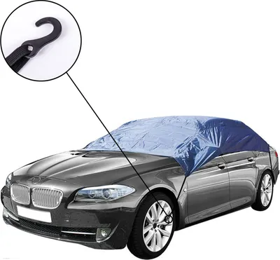 Produktbild von Halbgarage Größe L 315 x 122 x 60 cm Mitteklasse wetterfeste Autoabdeckung