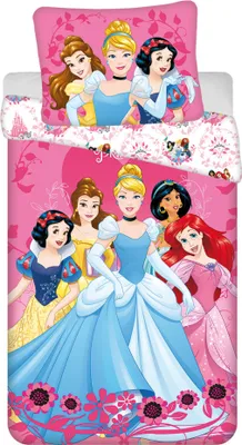 Produktbild von JERRY FABRICS Princesses Heart Pościel bawełniana, 140/200, 70/90 cm