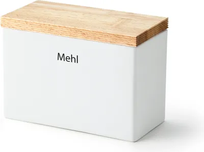 Zdjęcie produktu dla CONTINENTA Vorratsdose Keramik, weiß 20x10x14,5 cm 3927 4017167392707 Vorteilset – 4 Stück – inkl. 4 Edelstahl-Trinkhalme