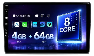 Produktbild von Android 13 Autoradio für Fiat Ducato/Citroen Jumper/Peugeot Boxer - 4G+64G - Drahtlose CarPlay/Android Auto-Funktion, 9 Zoll