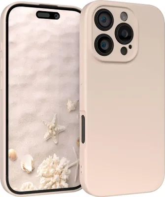 Produktbild von EAZY CASE - TPU Hülle für Apple iPhone 16 Pro, TPU Case stoßfeste Handyhülle, weiches Cover mit Kameraschutz, Silikonhülle in Natur