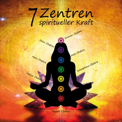 Obrázok produktu pre Spiritualita Art Print Picture - Sedem čakier (100 x 100 cm)