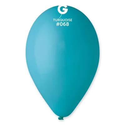 Obrázek produktu pro Gemar latexové balónky - tyrkysové - 100 ks - 26 cm