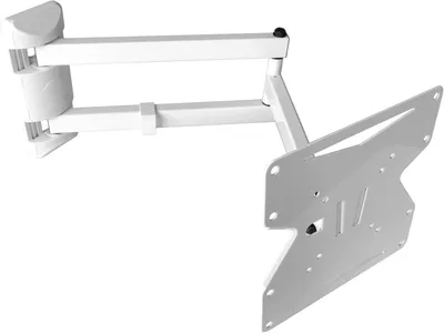 Image de Support mural pour télévision, inclinable et pivotant, compatible avec les téléviseurs de 15 à 55 pouces, jusqu'à 40 kg, pour écrans plats et incurvés
