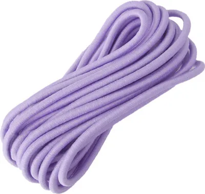 Produktbild von 3m Gummikordel 3mm Gummiband Gummischnur Hutgummi Rundgummi f. Bekleidung uvm., Farbe:flieder