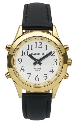Produktbild von Marschall TALKING WATCH > Damenuhr Ø 34mm | Weckfunktion | Leder