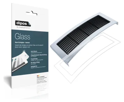 Produktbild von 2x Schutzfolie für Jura X9c Tropfblech - Anti-Shock 9H Folie dipos Glass Kunststoffglas