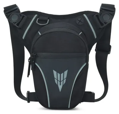 Produktbild von Beintasche Motorrad Hüfttasche Herren Damen Wasserdicht Multifunktion Werkzeugtasche Schwarz