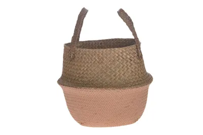 Produktbild von Dijk Korb natur/rosa, 32 x 29 cm