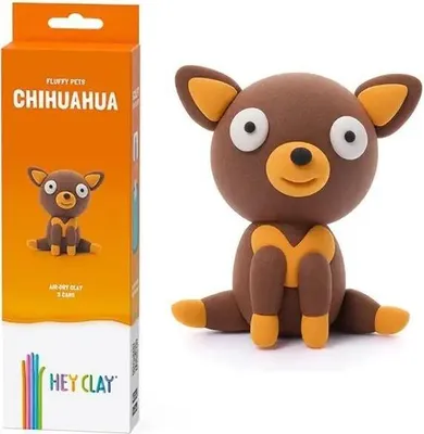 Zdjęcie produktu dla TM TOYS Hey Clay puszyste zwierzę Chihuahua 00220