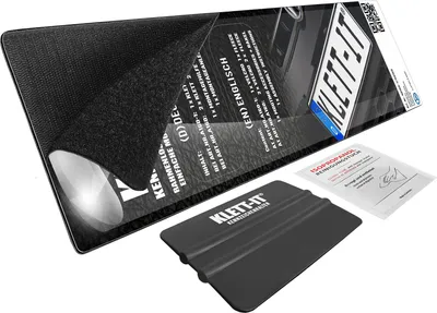 Produktbild von 1 Stück Kennzeichenhalter rahmenlos original Kennzeichenträger Klett-IT® Kennzeichen Klett