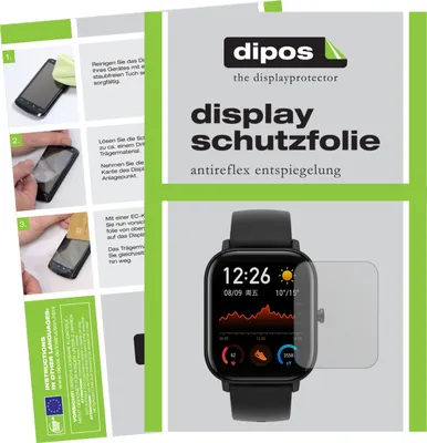 Produktbild von 6x Schutzfolie für Huami Amazfit GTS matt Displayschutzfolie Folie Display Schutz dipos