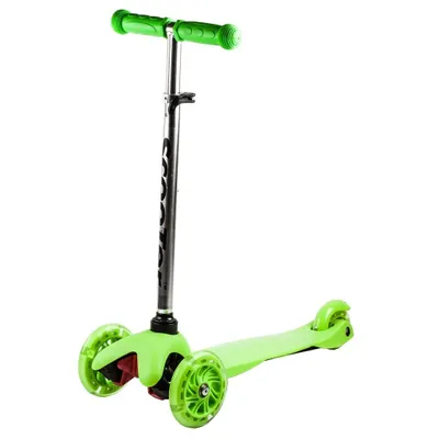 Immagine prodotto di MINI SCOOTER monopattino a tre ruote con ruote luminose, verde