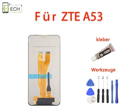Produktbild von Für ZTE A53 LCD Display Bildschirm + Werkzeuge und Kleber