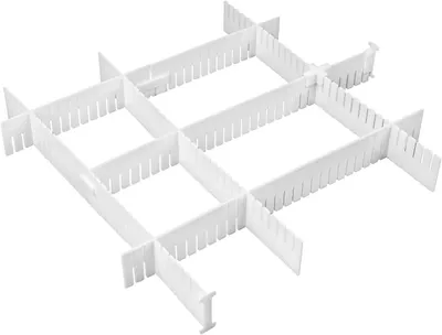 Productafbeelding van N/A lade-indelers met 30 veiligheidsclips - 10-delig - Ladeverdeler - Verstelbaar - Lade-organizer voor kast - Cosmetica
