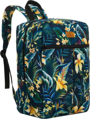 Produktbild von Geräumiger Reiserucksack mit Blumenmuster und Reißverschluss - Rovicky