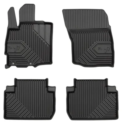 Zdjęcie produktu dla Dywaniki gumowe do Mitsubishi Outlander III 2012-2022 (SUV) – 4 szt., czarne, dopasowane