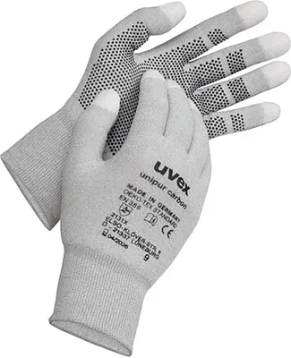 Produktbild von uvex Schutzhandschuh unipur carbon grau Gr. 8