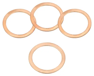 Produktbild von Kupferdichtringe, M33 x 40 mm Kupfer-Flachscheiben, Kupferdichtringe für Schrauben und Bolzen