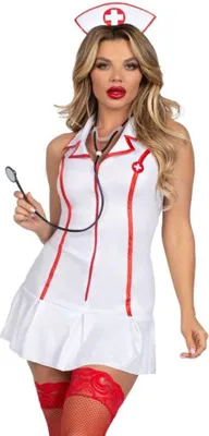 Produktbild von Leg Avenue - Kostüm Oberkrankenschwester Weiss M/L