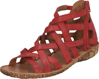 Produktbild von Josef Seibel Damen Leder Römersandalen Sandaletten 79517-258 Rosalie 17, Größe:40 EU, Farbe:Rot