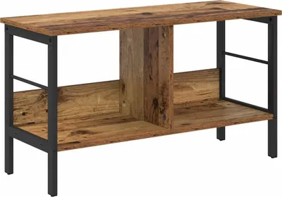 Obrázek produktu pro vidaXL Stará dřevěná knihovna 82 x 32 x 47 cm Materiál na bázi dřeva